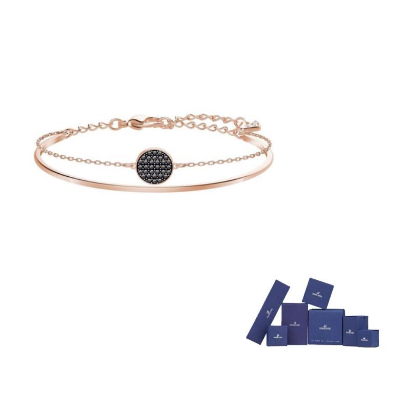 Swarovski Alloy Bracelets Womens Rose Gold F-Original brand box (color random) розового золота