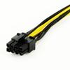 8Pin Male To Dual 4Pin Male Video Card Power Cord 8 Pin PCI Express To Dual 4 Pin Molex Graphics Card Power Cable