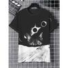 2026 New Samurai Cat 3D Men's T-shirt Fashion Cool Daily T shirt Casual Short Sleeve Top Outdoor Holiday