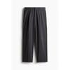 H M Relaxed Fit Suit Pants Dark Grey