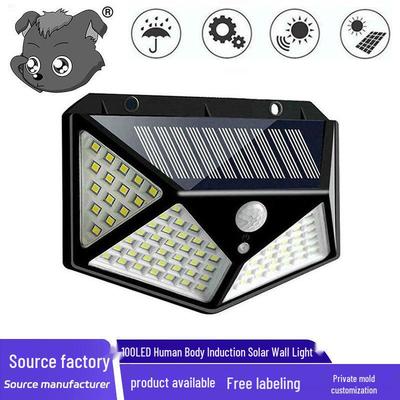 100 LED Solar Motion Sensor Waterproof Outdoor Garden Light