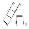 Quick Installation Telescopic Ladder Offering Stainless Steel Construction And Anti Slip Features For Marine Boarding And Swimming Use