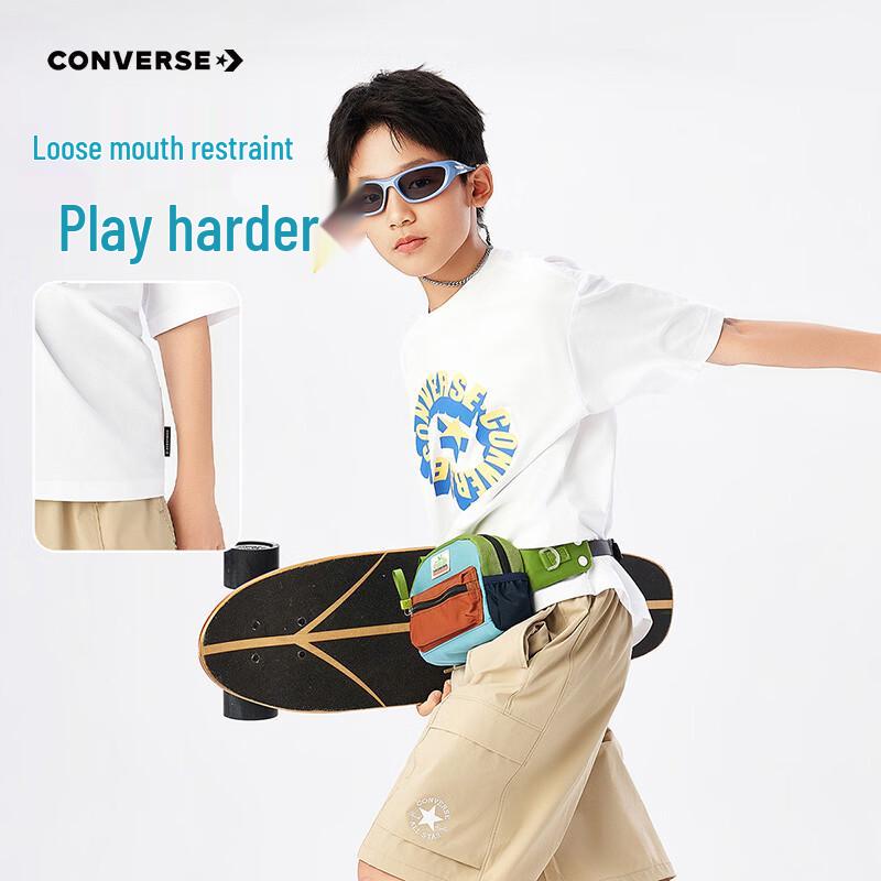 Converse Boy's 3D Star Logo Short Sleeve T-Shirt