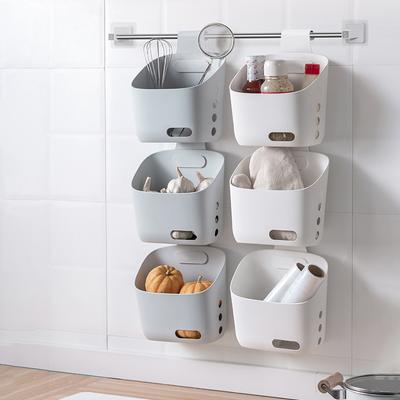 Multifunctional Hanging Storage Basket for Bathroom and Kitchen
