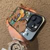 Lovely Cartoon Capybara Phone Case for iPhone 17 Air 16 16e 15 14 Plus 13 12 11 Pro Max X Xs XR 8 Colorful Silver Hard Cover
