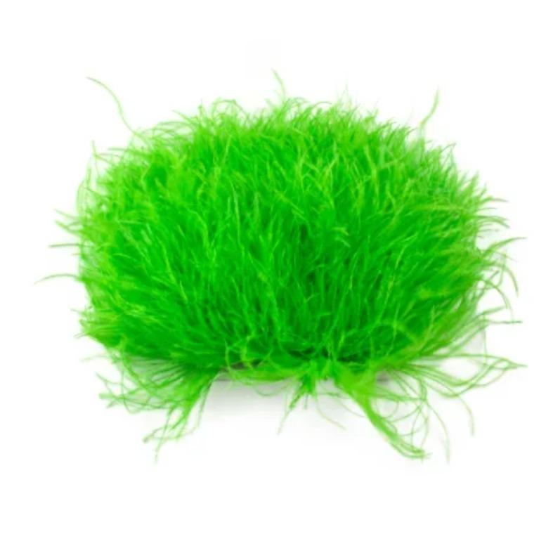 Feather White Ostrich Feather Trim for Wedding Party Dress Decorative Clothing Sewing Accessories 10-22cm Long Plume Fringe