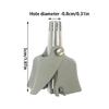 Mute Nose Hair Trimmer Stainless Steel Manual Trimmer Suitable For Nose Hair Razor Washable Portable Nose Hair Trimmer