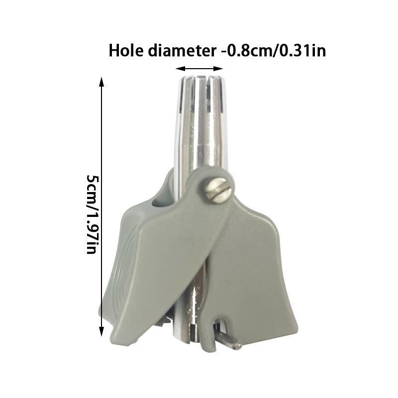 Mute Nose Hair Trimmer Stainless Steel Manual Trimmer Suitable For Nose Hair Razor Washable Portable Nose Hair Trimmer