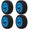 4PCS RC Car Model Upgrade Accessories Fit for WLtoys 1 28 K989 53 RC Aluminum Tires