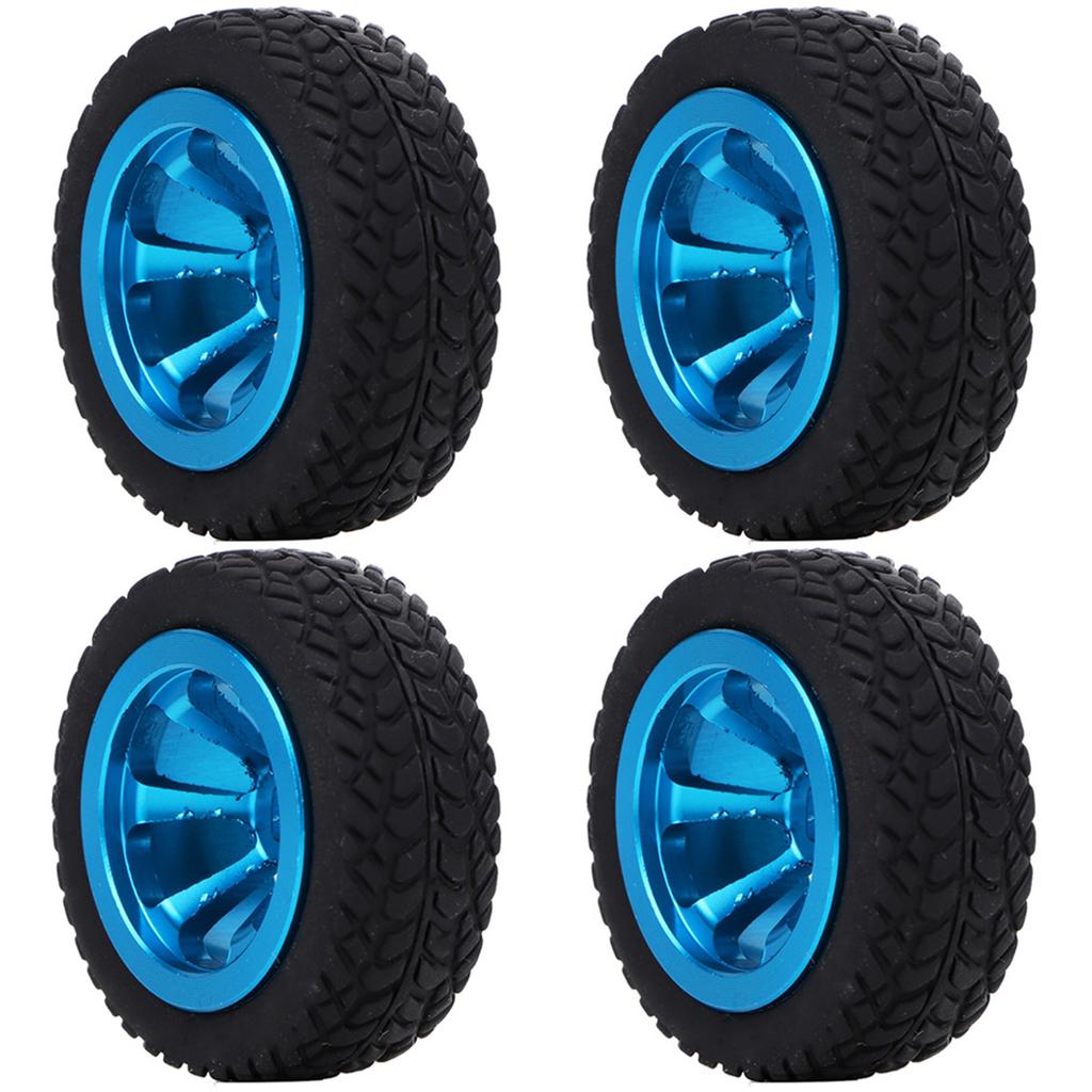 4PCS RC Car Model Upgrade Accessories Fit for WLtoys 1 28 K989 53 RC Aluminum Tires