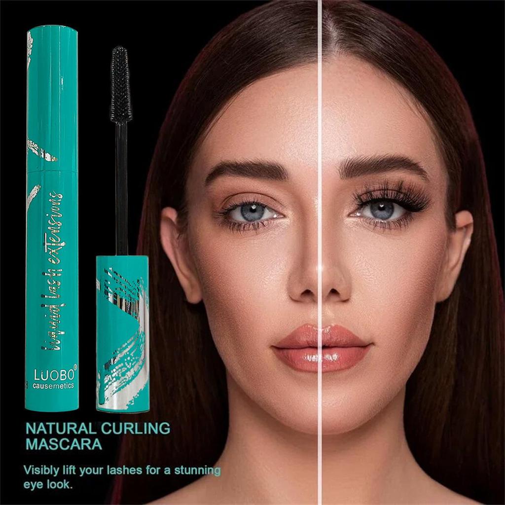 Cross Green Waterproof Mascara - Lengthening & Thickening, Warm Water Removable
