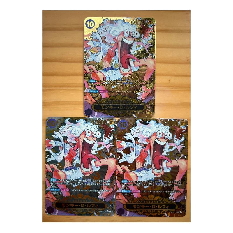 One Piece Diy Monkey Roronoa Zoro D Luffy Self Control Collect Signature Trading Flash Card Anime Cartoon Lovely Gift 63*88mm
