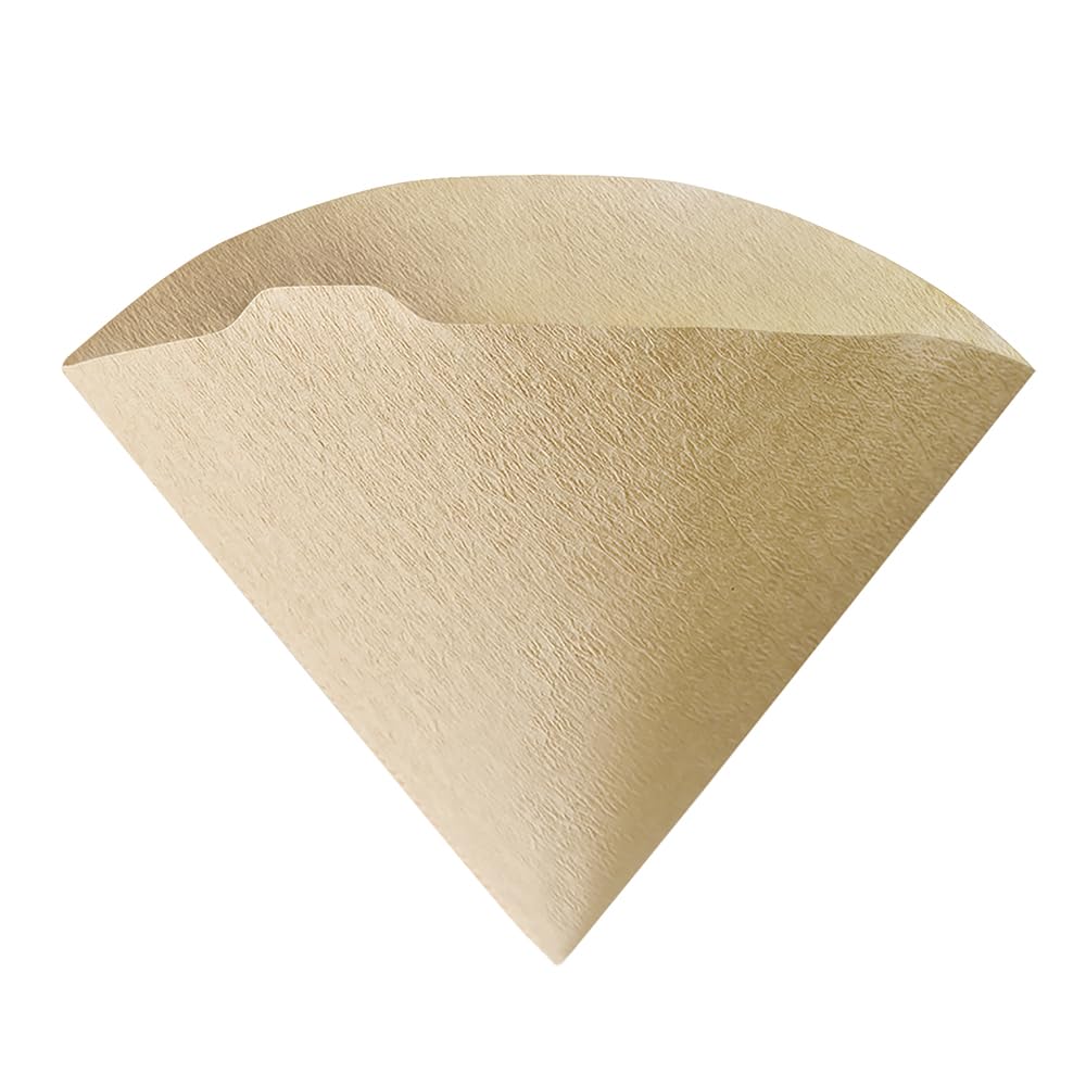HARIO V60 Paper Coffee Filters 01M, 1-2 Cup, 100 Sheets, Natural Unbleached VCF-01-100M