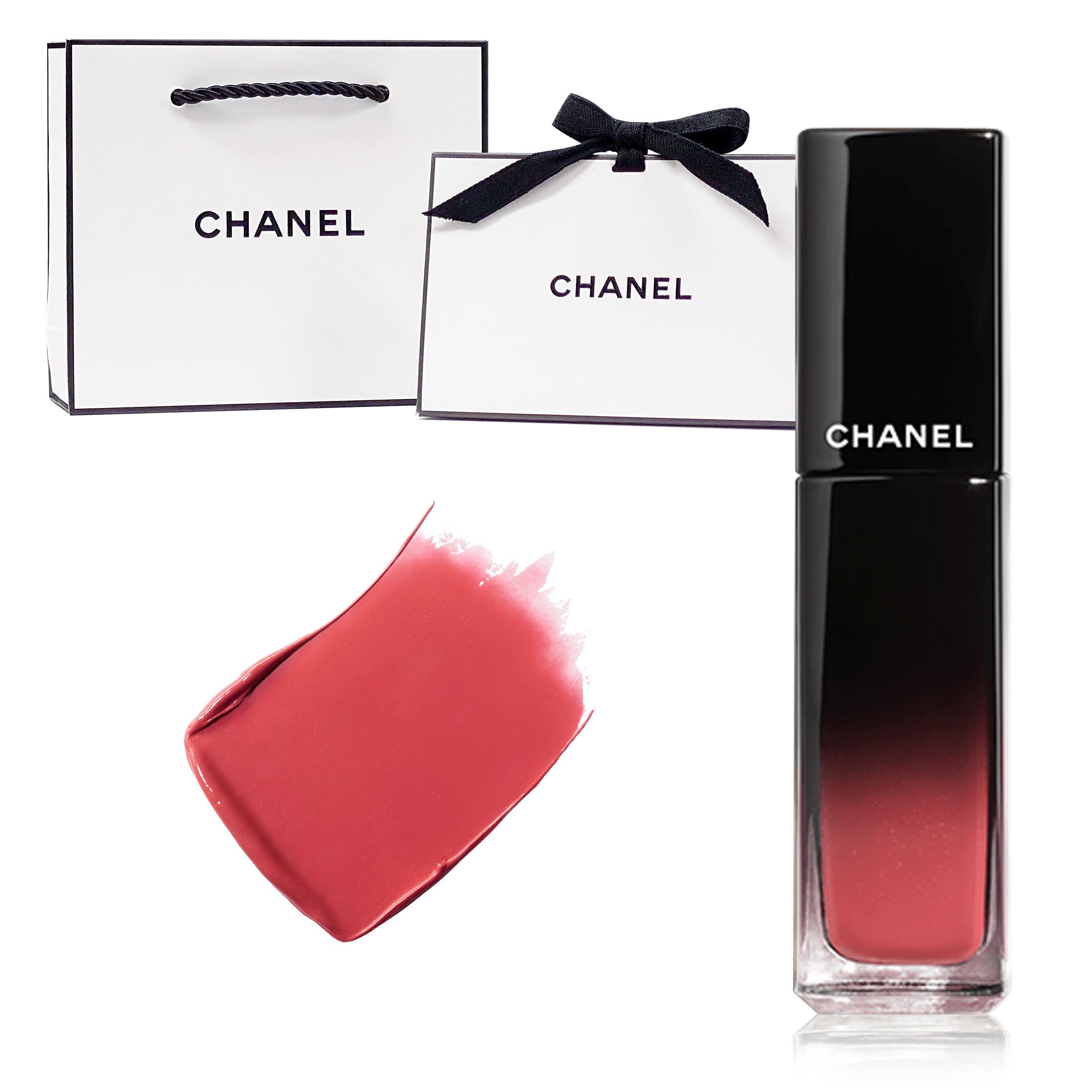 

CHANEL Rouge Allure Lacquer Liquid Lip Perfect as a birthday gift or a gift with a shopping bag and gift #65, Impeccable, 5.5ml Color. box.