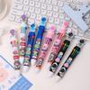 36pcs 0.7mm Cartoon Astronaut Ten-color Ballpoint Pen Boy Pressing Hand Tent Pen Multicolor Gift Pen Creative Stationery Back To School Season