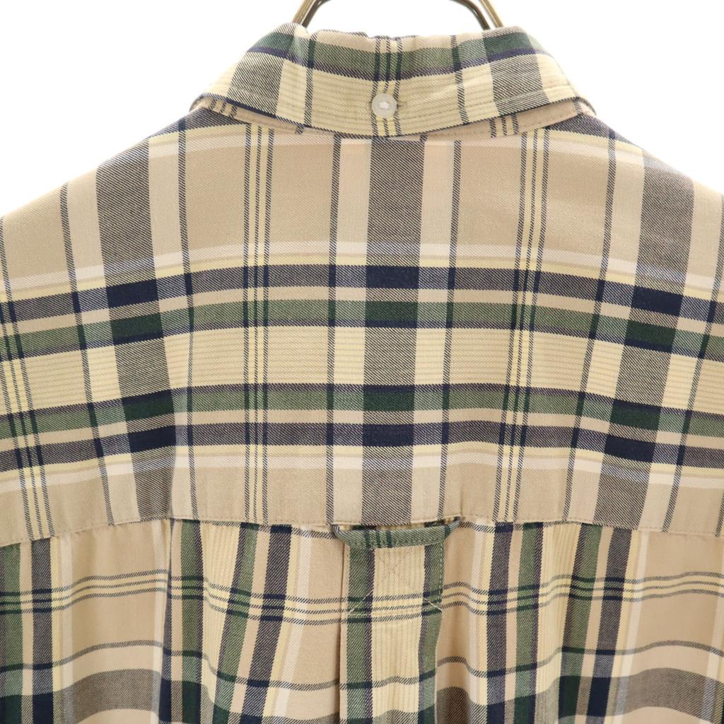 EDDIE BAUER 00s Check Pattern Short Sleeve Oversize Button Down Shirt Men's Used