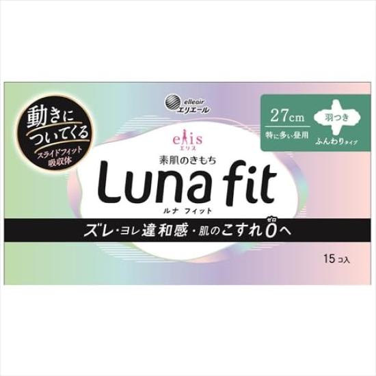 Ellis Daio Lunafit Bare Skin with Daytime 15 Sheets Paper's Feeling, Comb,