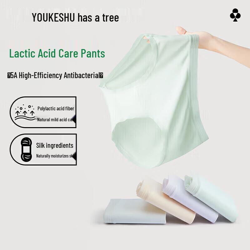 Youkeshu Women's Modal 5A Antibacterial Briefs