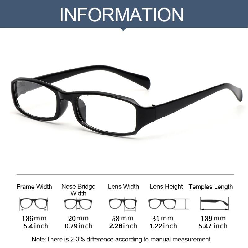 Ultra Light Square  Frame Reading Glasses Unisex Magnifying Presbyopic Eyeglasses Women Men Vision Care Diopter +1.00~+4.00