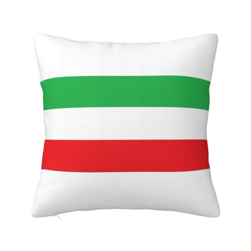 Custom Italy Flag Italian Map Nordic Throw Pillow Covers Patriotic Pride Cushions Cover For Sofa