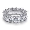 Wholesale Eternity Band Promise ring 925 Sterling silver Diamond cz Engagement Wedding Rings for women Men Finger Party Jewelry