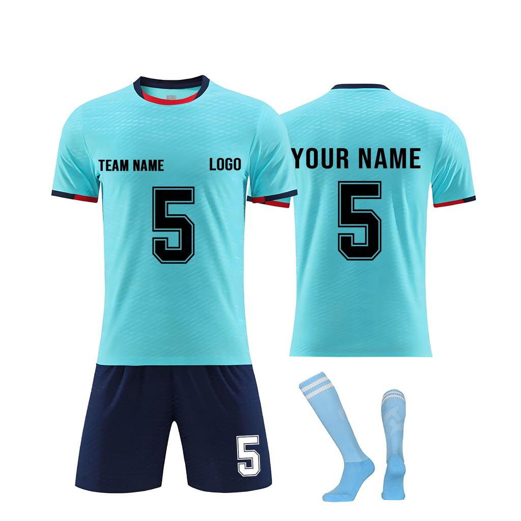 DIY Custom Adult And Children Three-piece Football Uniforms