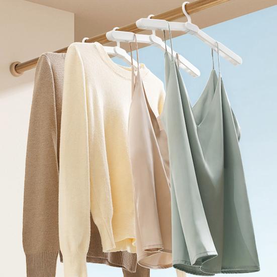 Foldable Travel Hanger with Clothes Hangers Hangers for Cruise Collapsible Space-Saving Clips Portable Vacation Suitcases