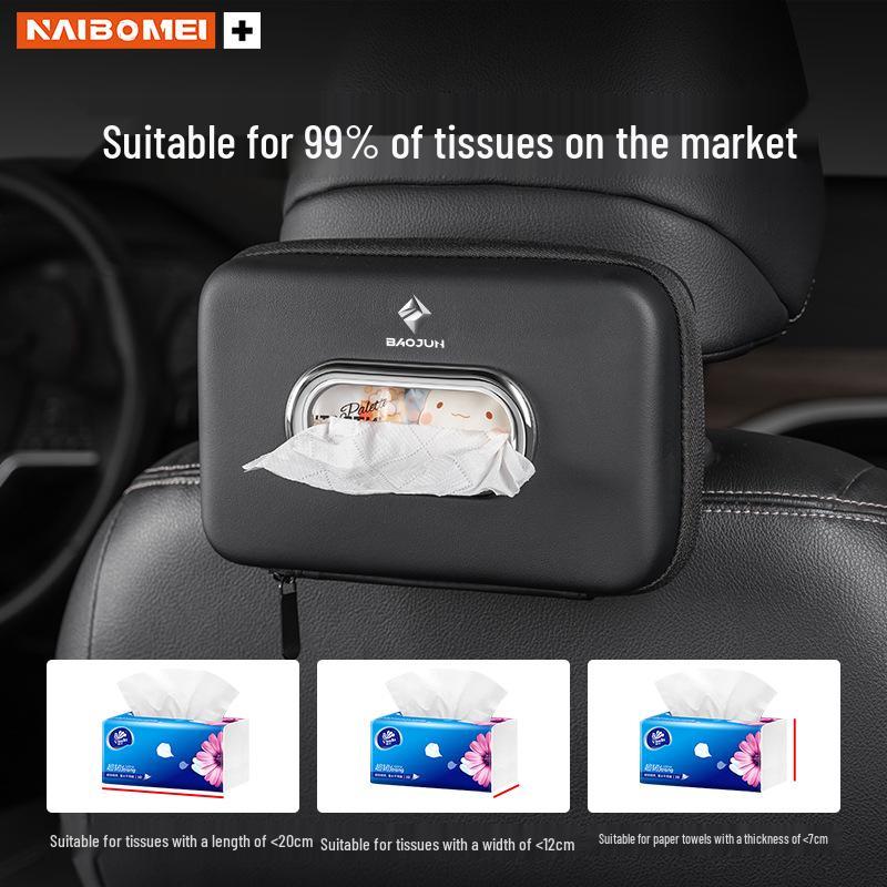 Baojun Car Tissue Box: Armrest Hanging Tissue Holder for 560, 730, 510, 310, KiWi, RC3 Models.