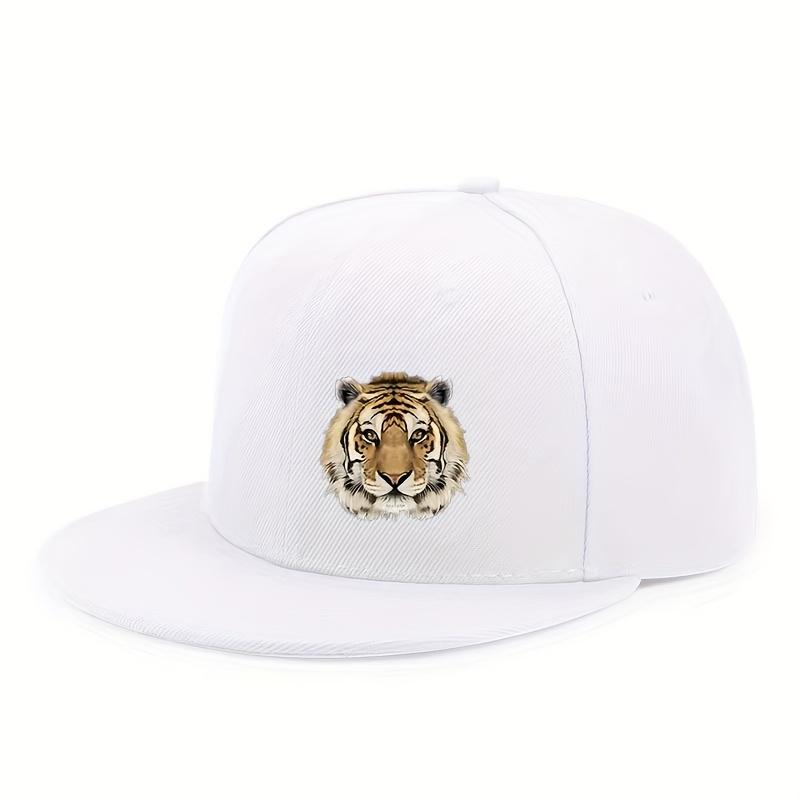 

Графическая Бейсболка с Головой Тигра Полиэстер Snapback Кепка Повседневная Уличная Мода Унисекс Взрослый Всесезонная One Size