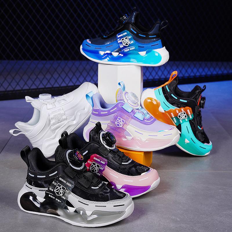 Boys' Red New Year Fleece-Lined Winter Sports Shoes