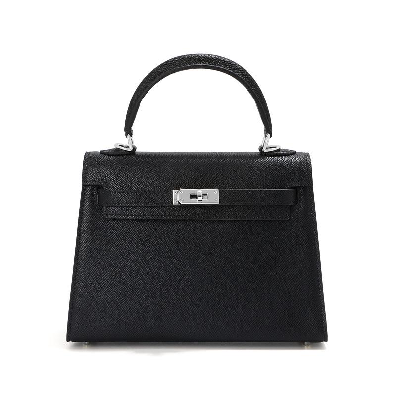 The second generation KL messenger bag light luxury cowhide high-end leather women's commuting versatile fashion shoulder handbag bag