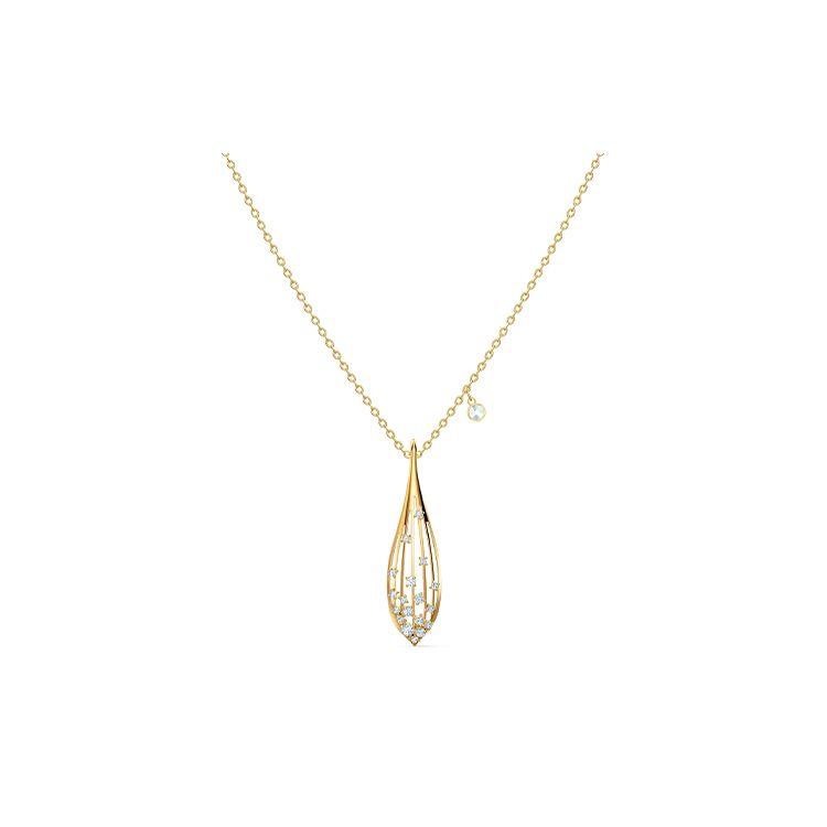 

Swarovski Stunning Olive Necklace Women necklaces Gold 5515466 Box+Shopping Bag (Random Color)