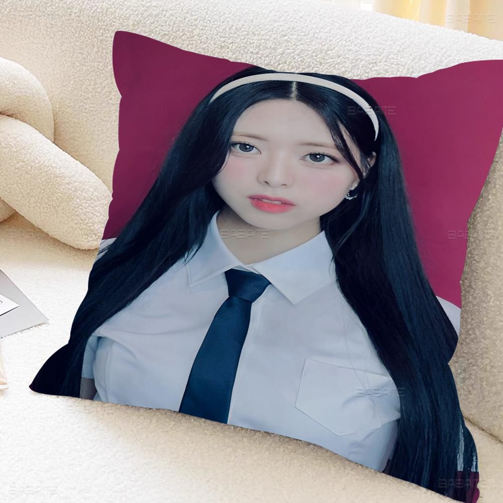 J-YP I-itzy Girls 45*45cm Cushion Cover Pillow Cover Decor Pillowcase Home Pillowcase For Couch Pillow