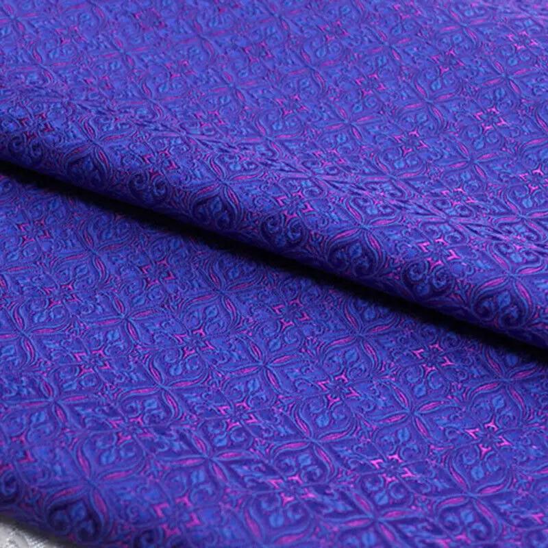 75x50cm Jacquard Brocade Fabric Chinese Dress Damask Costume Cloth Faux Silk Trim Cheongsam Children Clothes Material Diy New