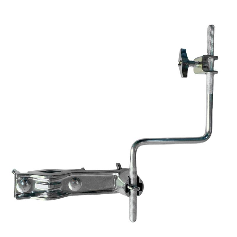 1pcs Z Shape Cowbell Clamp Rod Drum Cowbell Holder Metal Cow Bell Mounting Bracket Clamp For for Drum Set Accessory