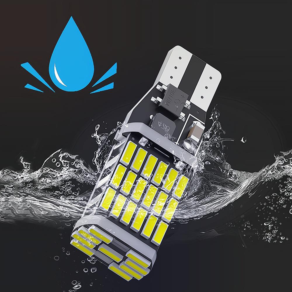 2X 921 912 W16W T15 30/45SMD Chipsets LED Canbus Error Free Bulbs For Backup Reverse Lights 1000 Lumens 6000k Xenon White