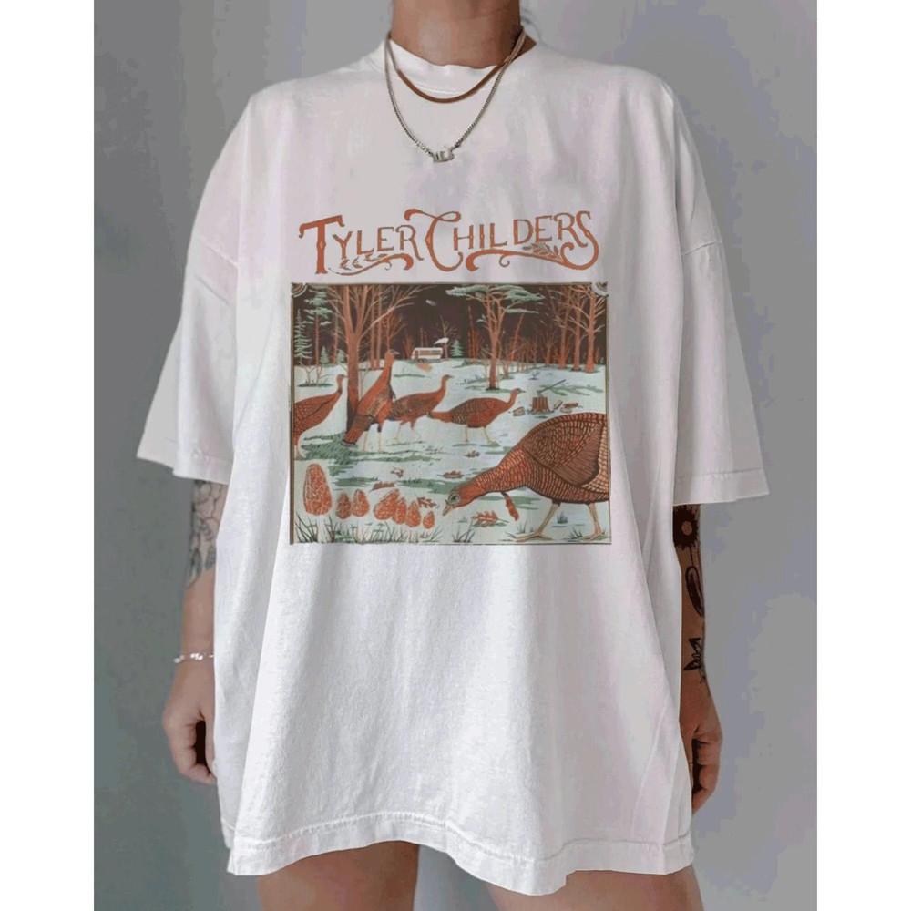 Tyler Childers Gift For Family White  Cotton Unisex Unisex T-Shirt XXXXL
