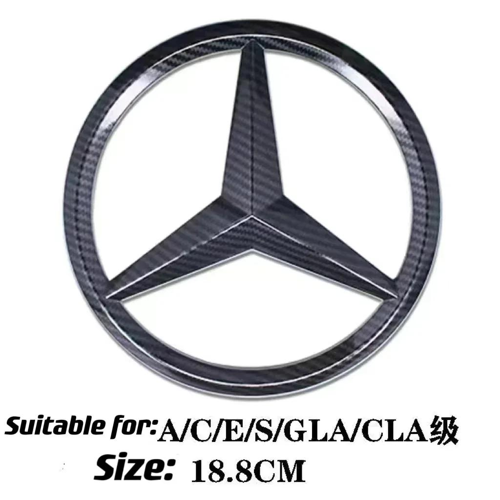

C200 E200 For Mercedes Benz ABS Car Front Grille Emblem Decal Cover Accessories for Mercedes Benz W204 W205 W210 W211 W212 W213