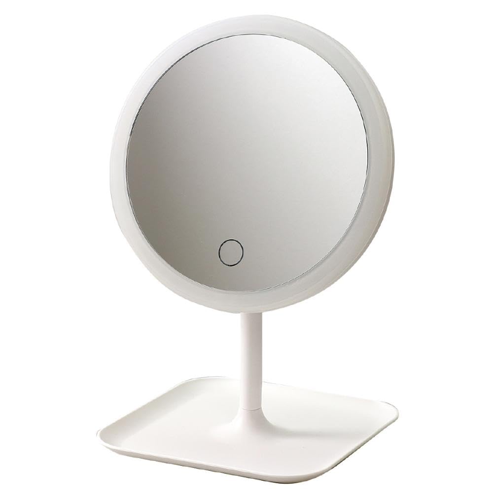 

Artec Настольное зеркало со светодиодной подсветкой 51284 Для удаленной работы Регулируемая яркость Как зеркало для макияжа Может использоваться до 30 часов без подзарядки / / белый