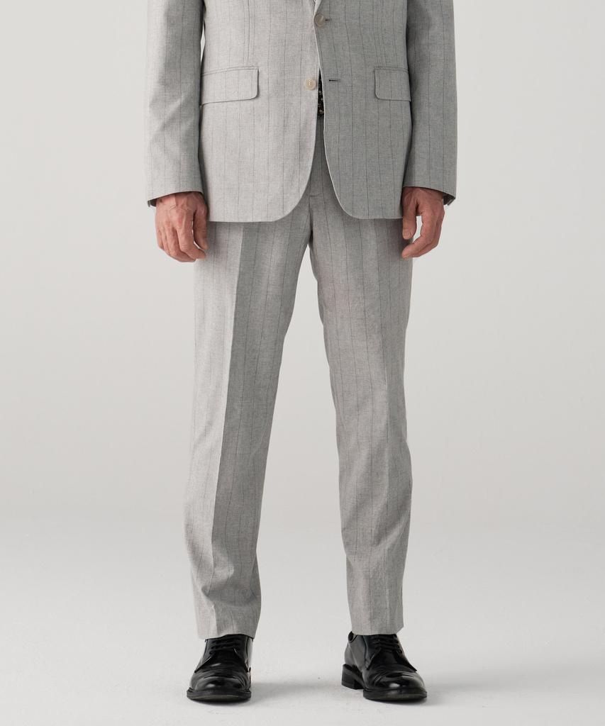 STCO Italy Guabello Wool/Silk Blend Suit Pants_Grey (Classic Fit)_Sslwb93Ctg