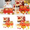 Wooden Simulation Pizza Making Children Toy Set For Toddlers And Kids