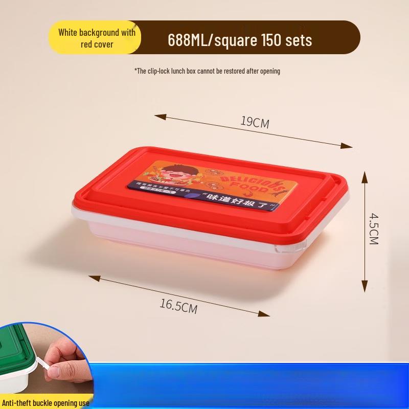 Disposable Anti-Theft Takeaway Containers