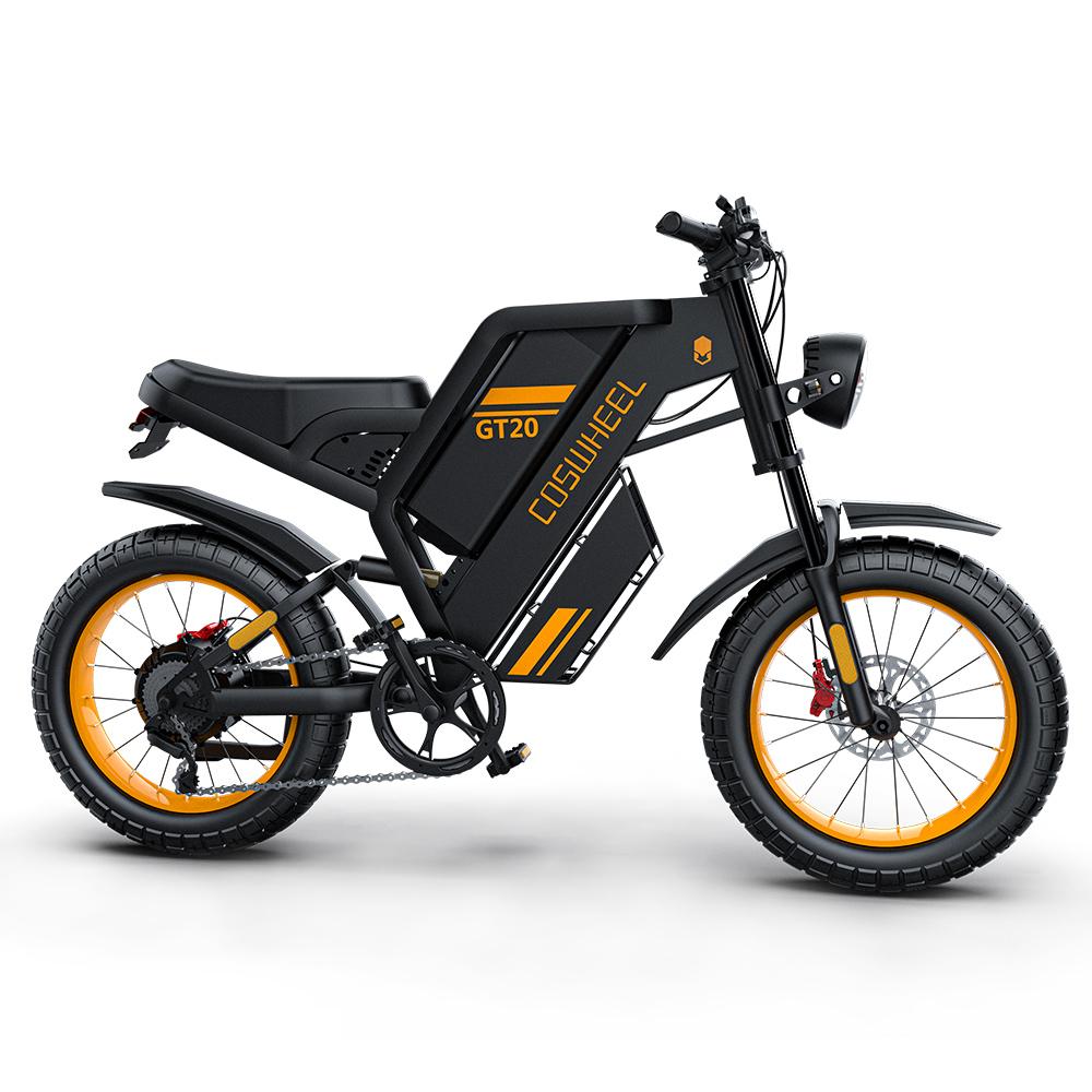 COSWHEEL GT20 20" Electric Dirt Bike 1000W Motor 48V 25Ah Battery