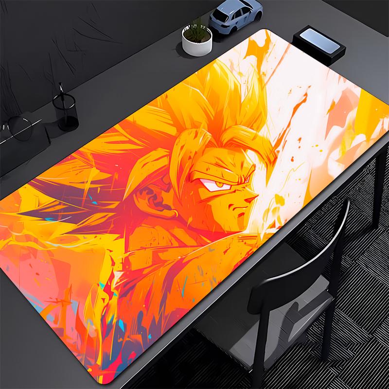 Mauspad Groß Dragon Ball Gamer Tastaturmatte Pads Gaming Schreibtischschutz Laptops Mauspads Schreibtischmatte PC Teppich HD Anime Mauspads