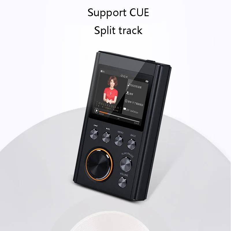 Audiophiler Musikplayer MP3 Walkman Unterstützung DSD256 CUE Split Track 24bit 192KHz Verlustfreie Decodierung Wiedergabe LINE OUT Dualer Ausgang