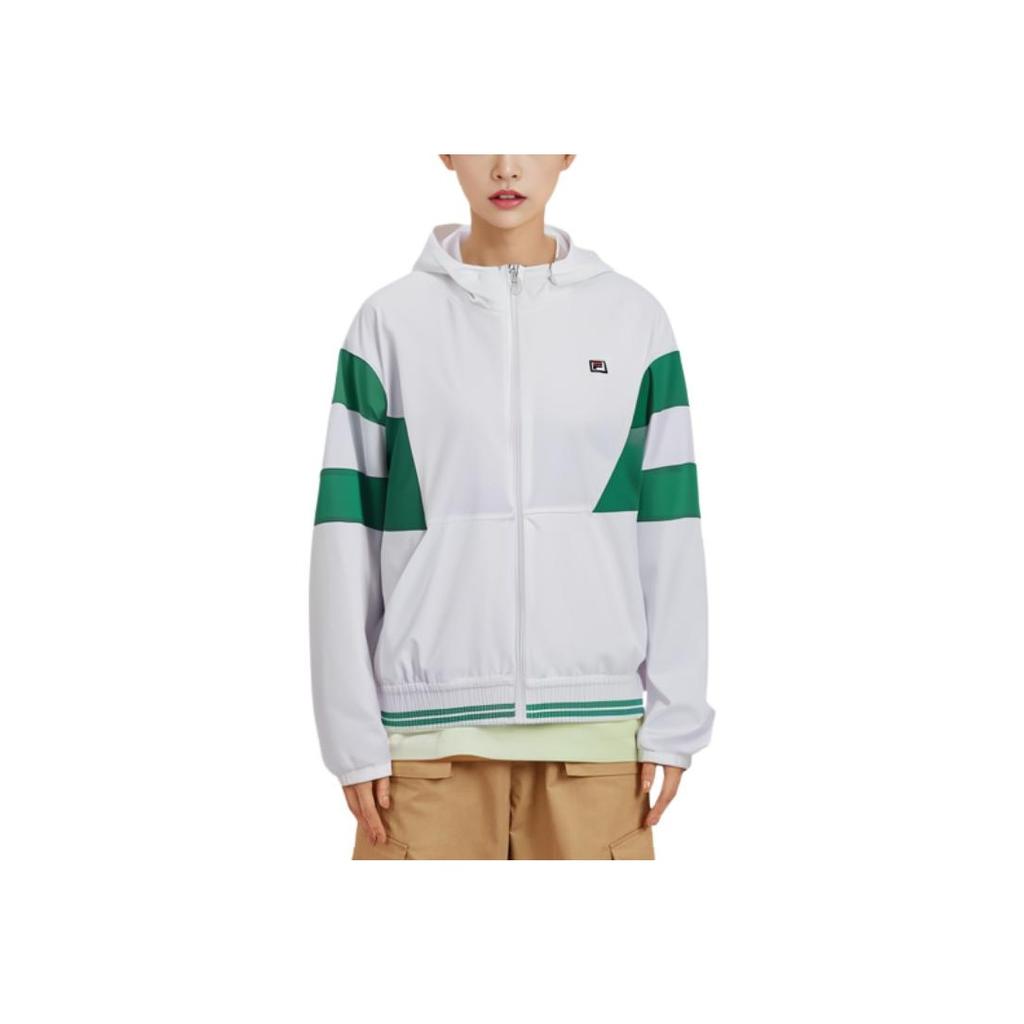 New FILA Jackets Women's Jade White A11W333701F-WT