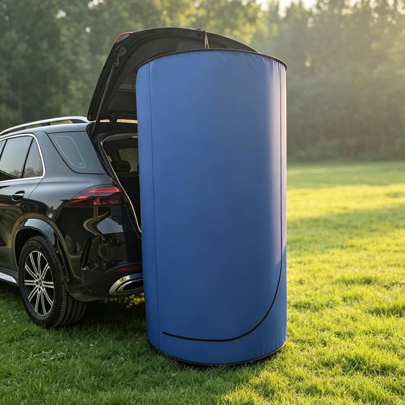 Tragbares SUV-Heckklappen-Duschzelt: Faltbare Outdoor-Umkleidekabine für Camping