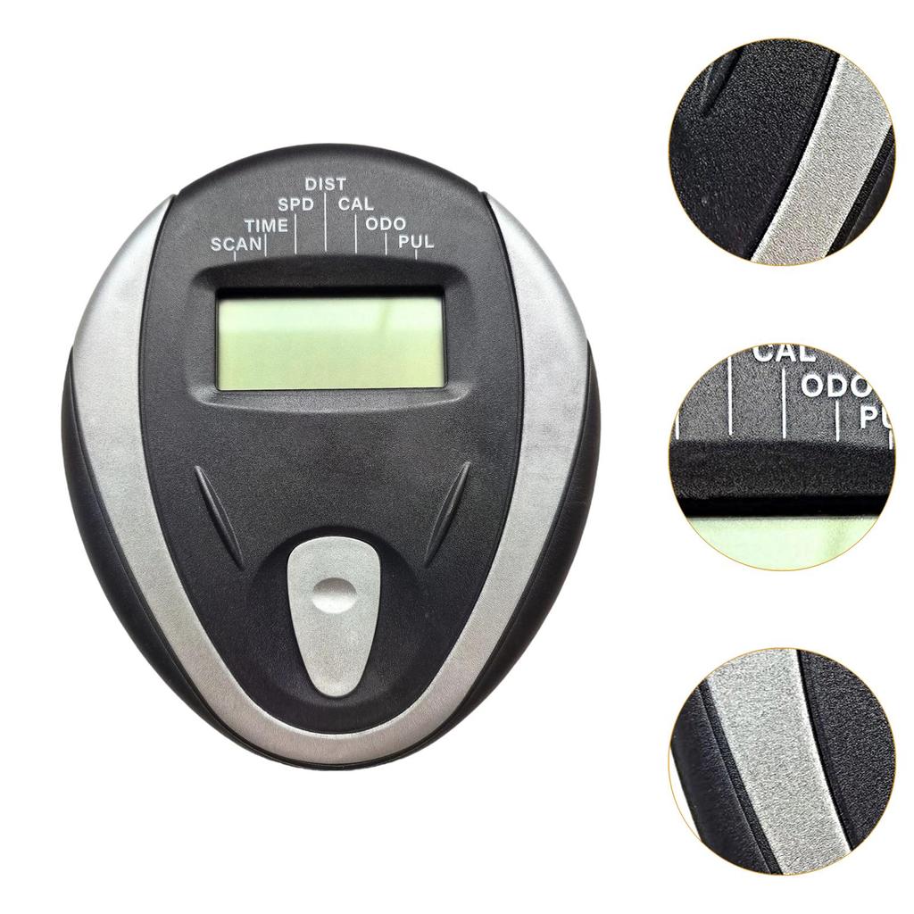 Universal Monitor Speedometer LCD with Heart Rate Measurement Easy To Install Replacement Parts Counter Cycle for Exercise Bike Sport Bikes
