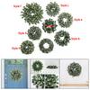Front Door Eucalyptus Wreath Durable Home Decoration Garland Decor Fall Wreath Outdoor for Party Porch Farmhouse Window Festival