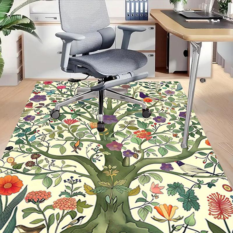 1PC tree pattern Extra Large Non Slip Floor carpet, Office, family, Studio   Large Area Rug Indoor Rugs, Bold Statement Piece